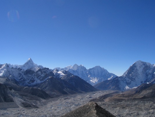 Ama Dablam in the distance