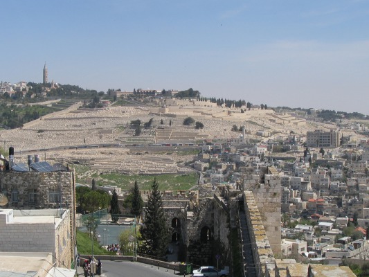 The Mount of Olives.