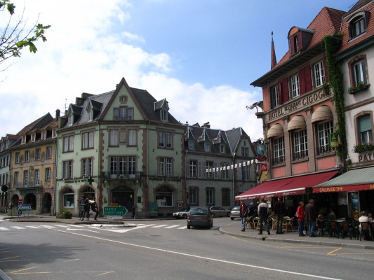Munster, famous for its cheese. We were so happy when the sun came out. I couldn't get over how much the French coun tryside looked just like the French countryside in my imagination.