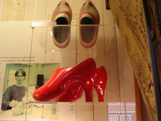 Some more modern clogs. Historically clogs were useful because they helped you not sink into the peat and were effective in stamping the peat down to use for fuel.